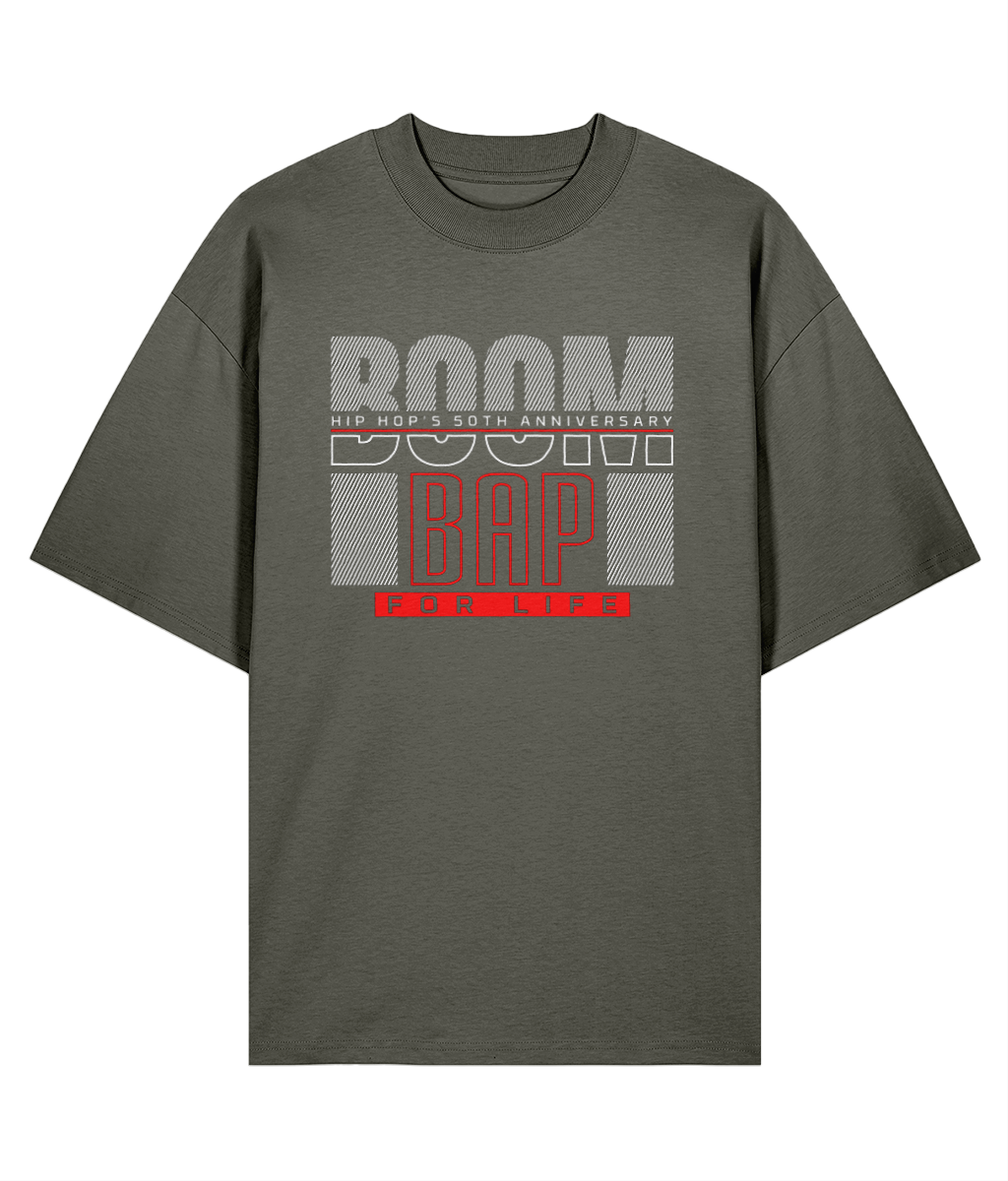 Boom Bap For Life - Oversize Organic Tee