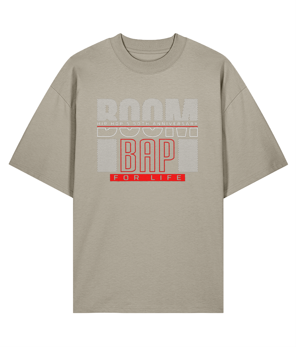 Boom Bap For Life - Oversize Organic Tee
