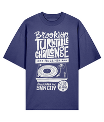 Brooklyn Turntable Challange - Oversize Organic Tee
