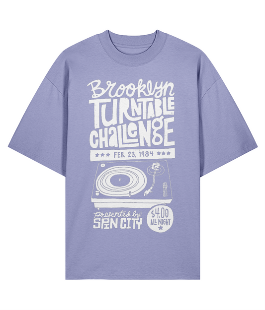 Brooklyn Turntable Challange - Oversize Organic Tee