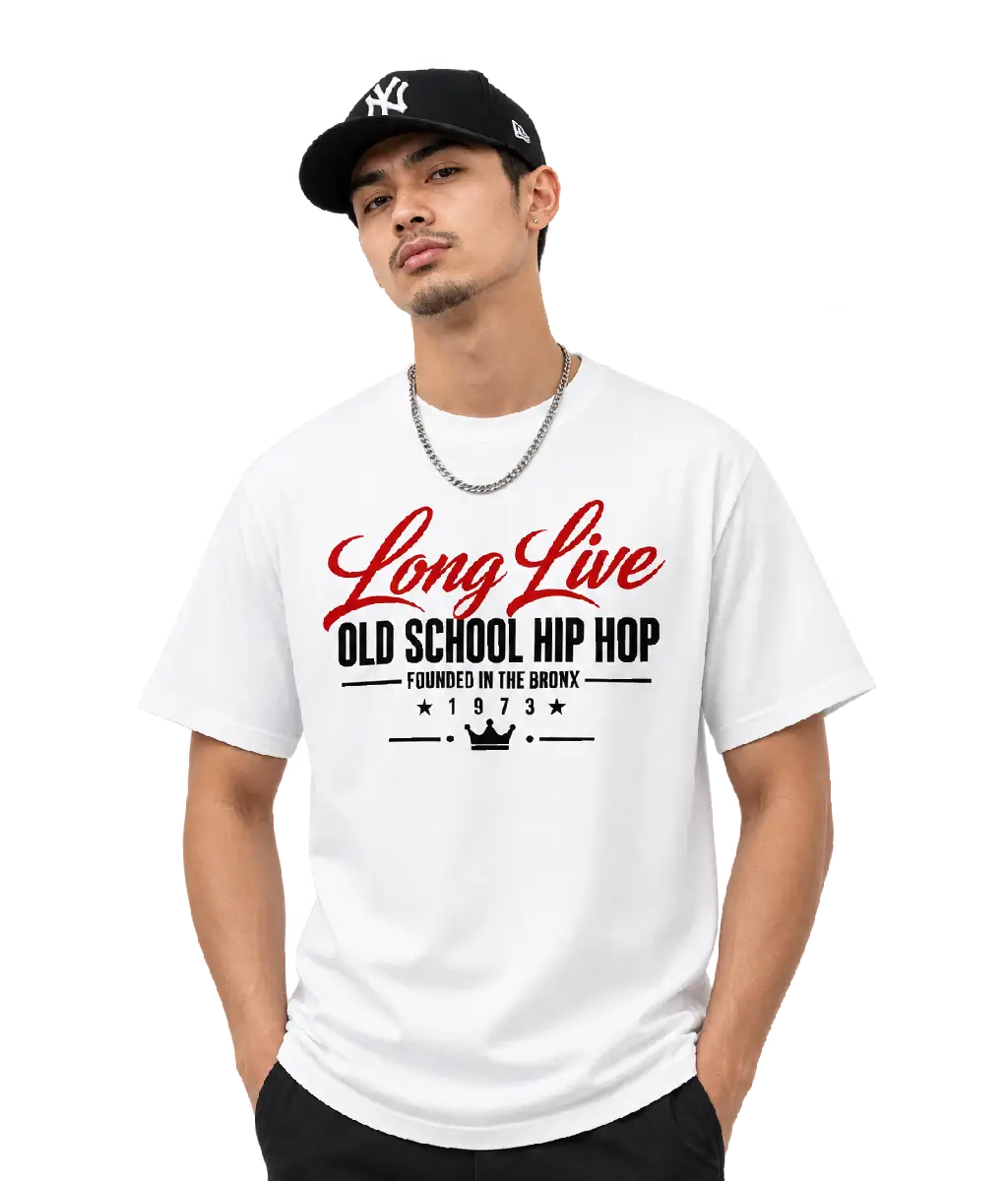 Long Live Old School Hipo Hop - T-Shirt