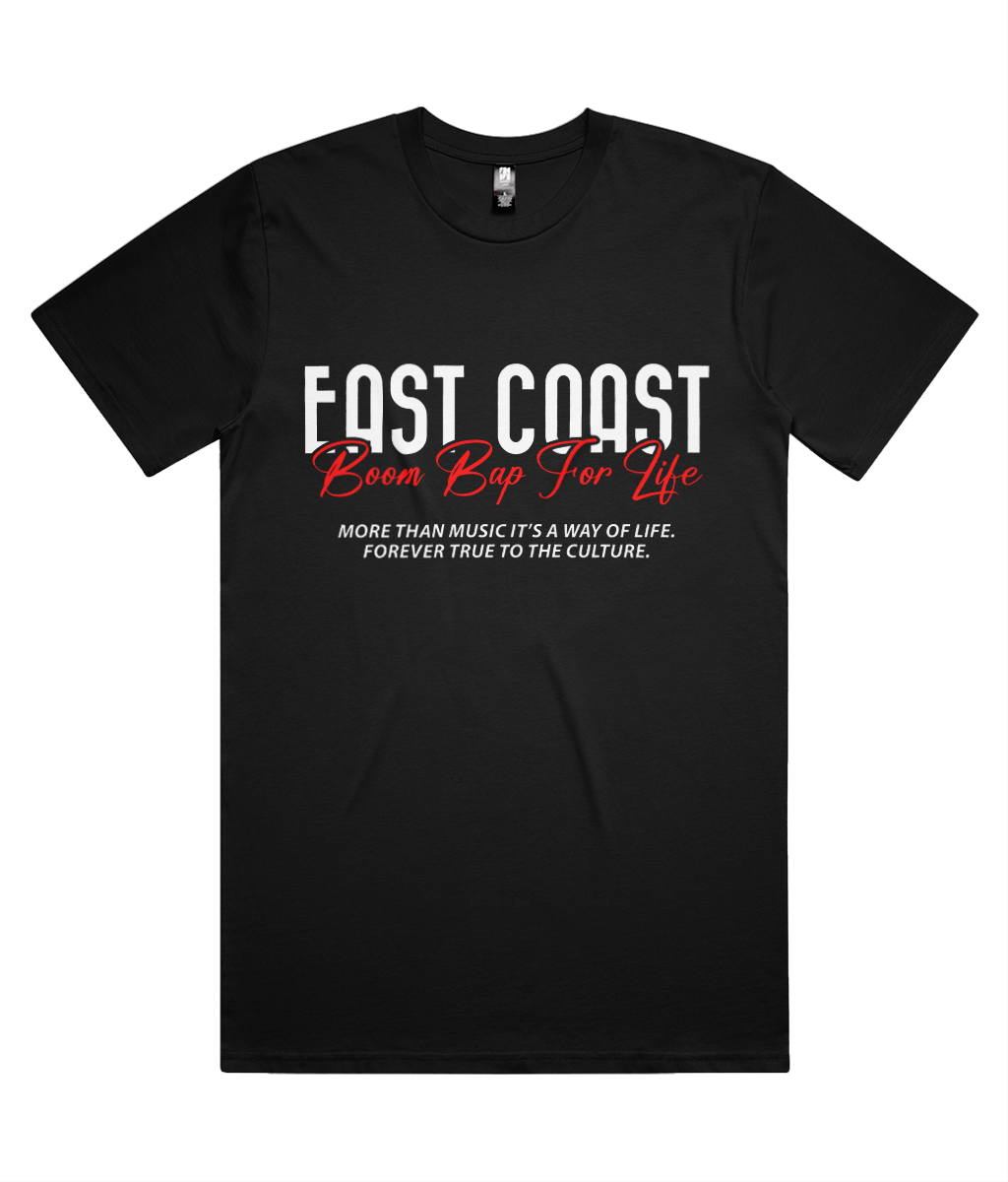 East Coast Boom Bap For Life Classic Tee