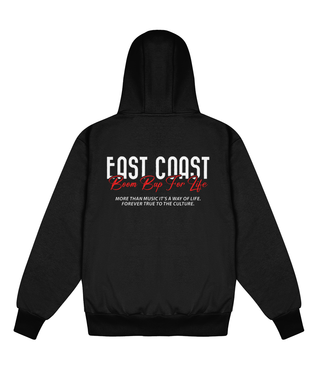 East Coast Boom Bap For Life - Delux Heavyweight Hoodie