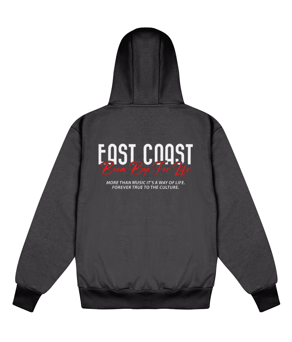 East Coast Boom Bap For Life - Delux Heavyweight Hoodie