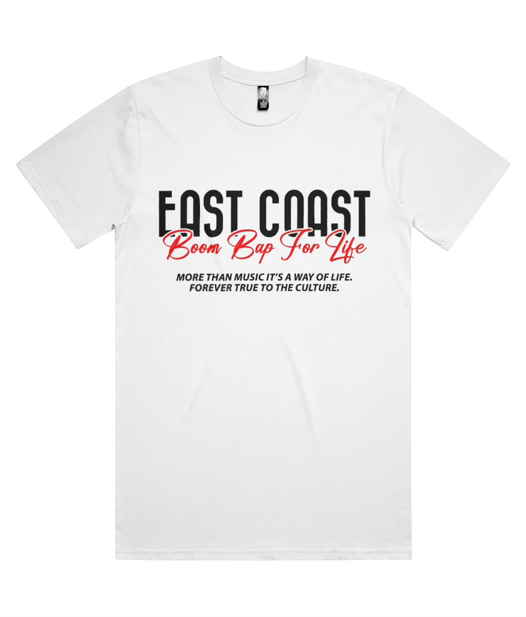 East Coast Boom Bap For Life Classic Tee
