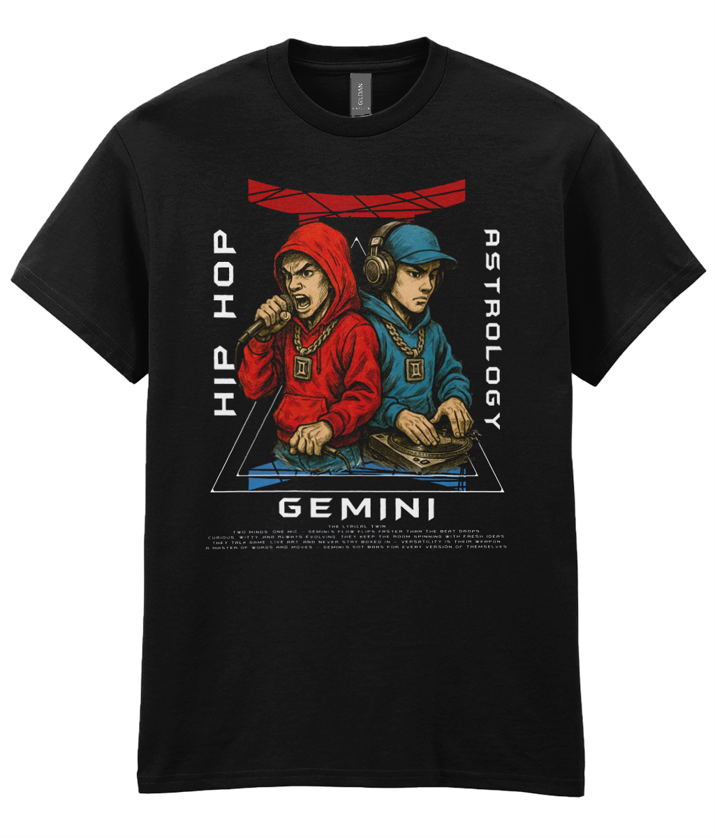 Hip Hop Astology T-Shirt - Gemini