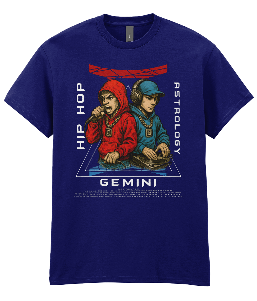 Hip Hop Astology T-Shirt - Gemini