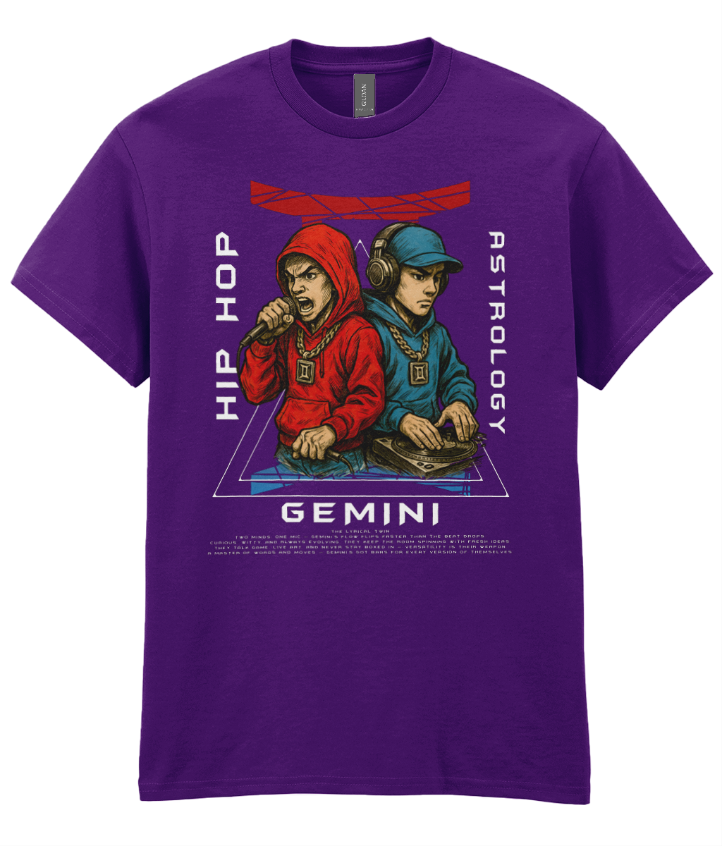 Hip Hop Astology T-Shirt - Gemini