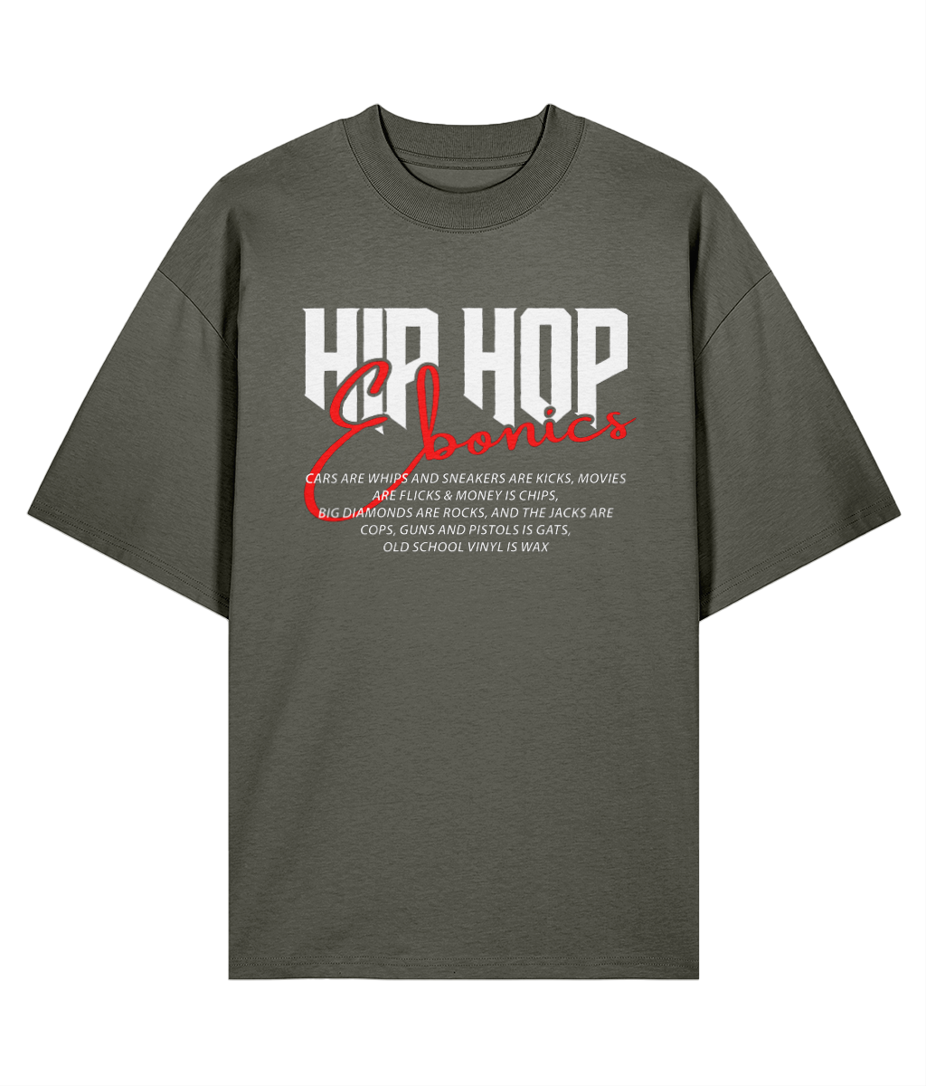 Hip Hop Ebonics - Oversize Organic Tee
