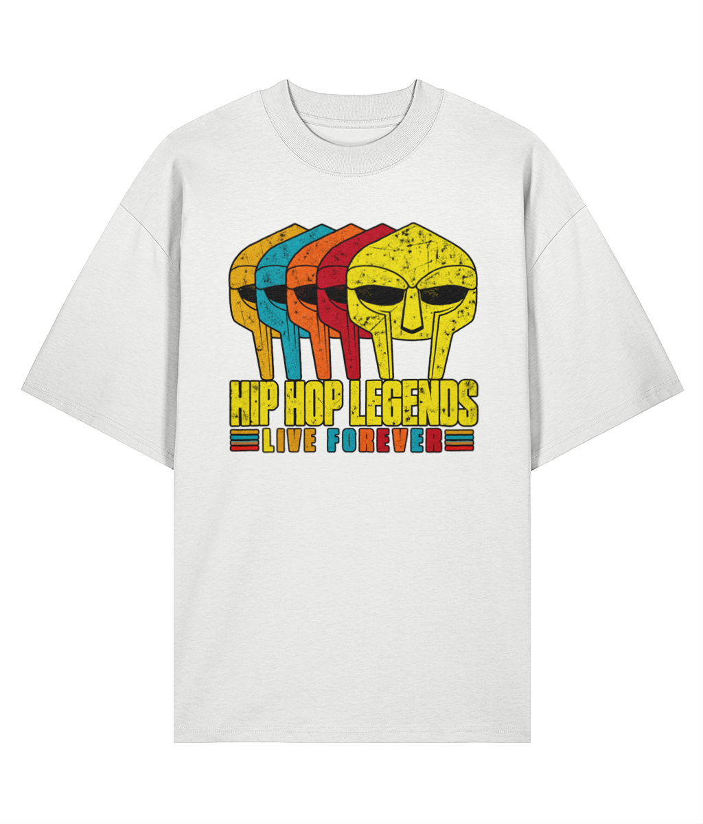 Hip Hop Legends Never Die - Organic Oversize Tee