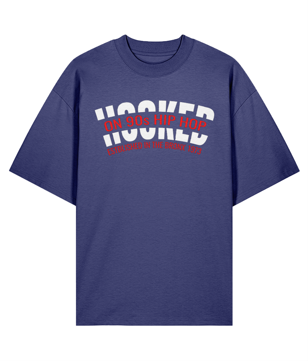 Hooked On 90s Hip Hop - Oversized Organic Tee