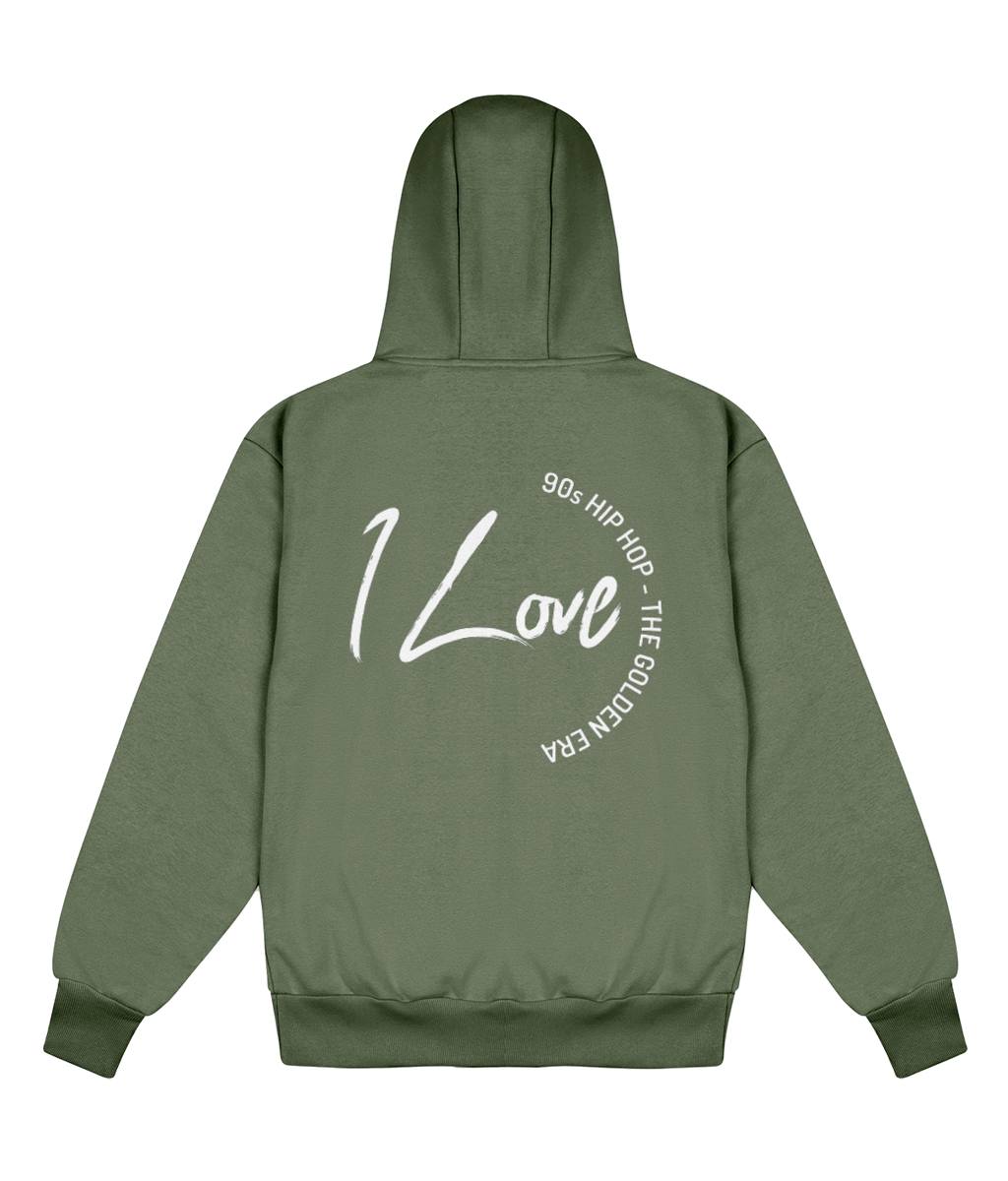 I Love 90s Hip Hop - Delux Heavyweight Hoodie