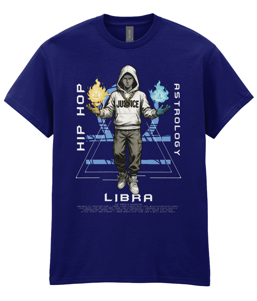 Hip Hop Astology T-Shirt - Libra