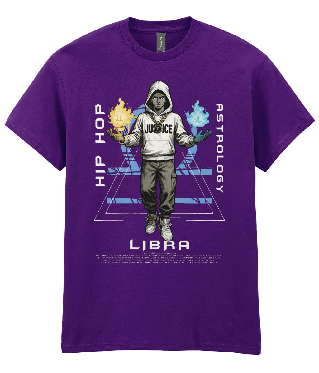 Hip Hop Astology T-Shirt - Libra