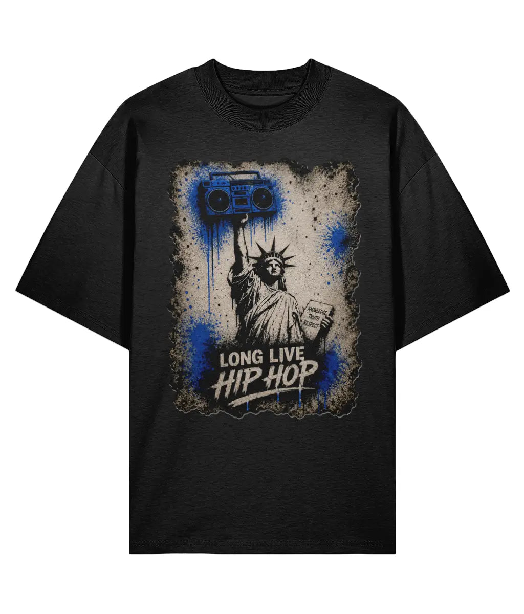 Long Live Hip Hop - Oversize Organic Tee