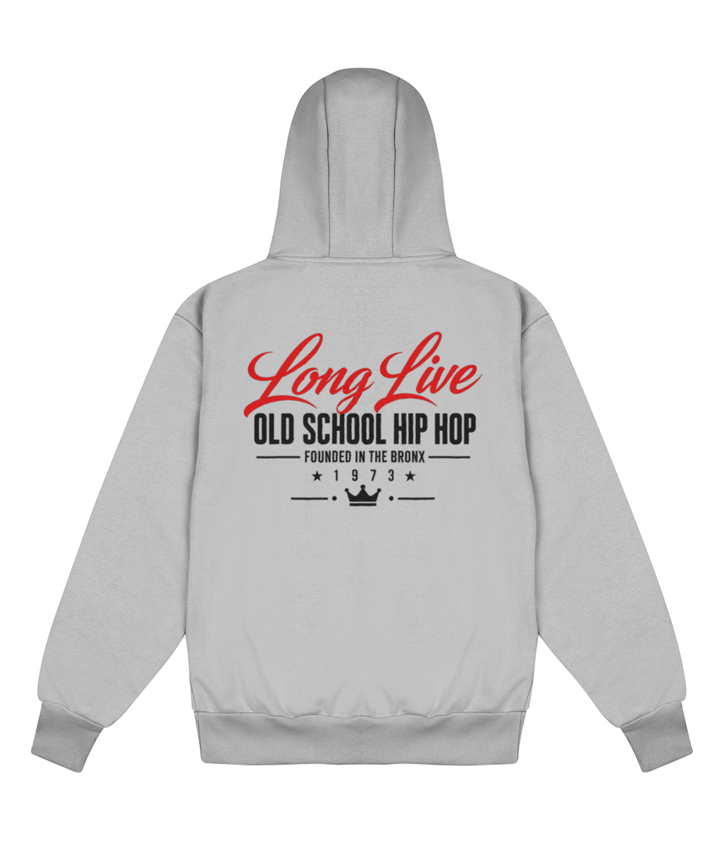 Long Live Old School Hip Hop - Delux Heavyweight Hoodie