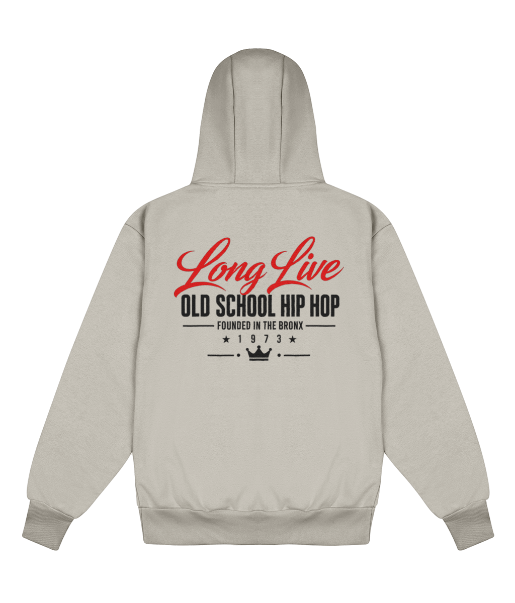 Long Live Old School Hip Hop - Delux Heavyweight Hoodie