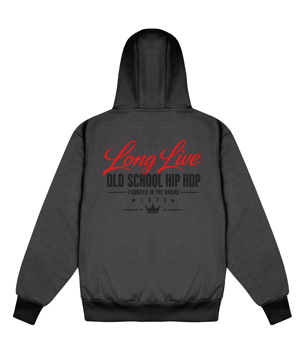 Long Live Old School Hip Hop - Delux Heavyweight Hoodie