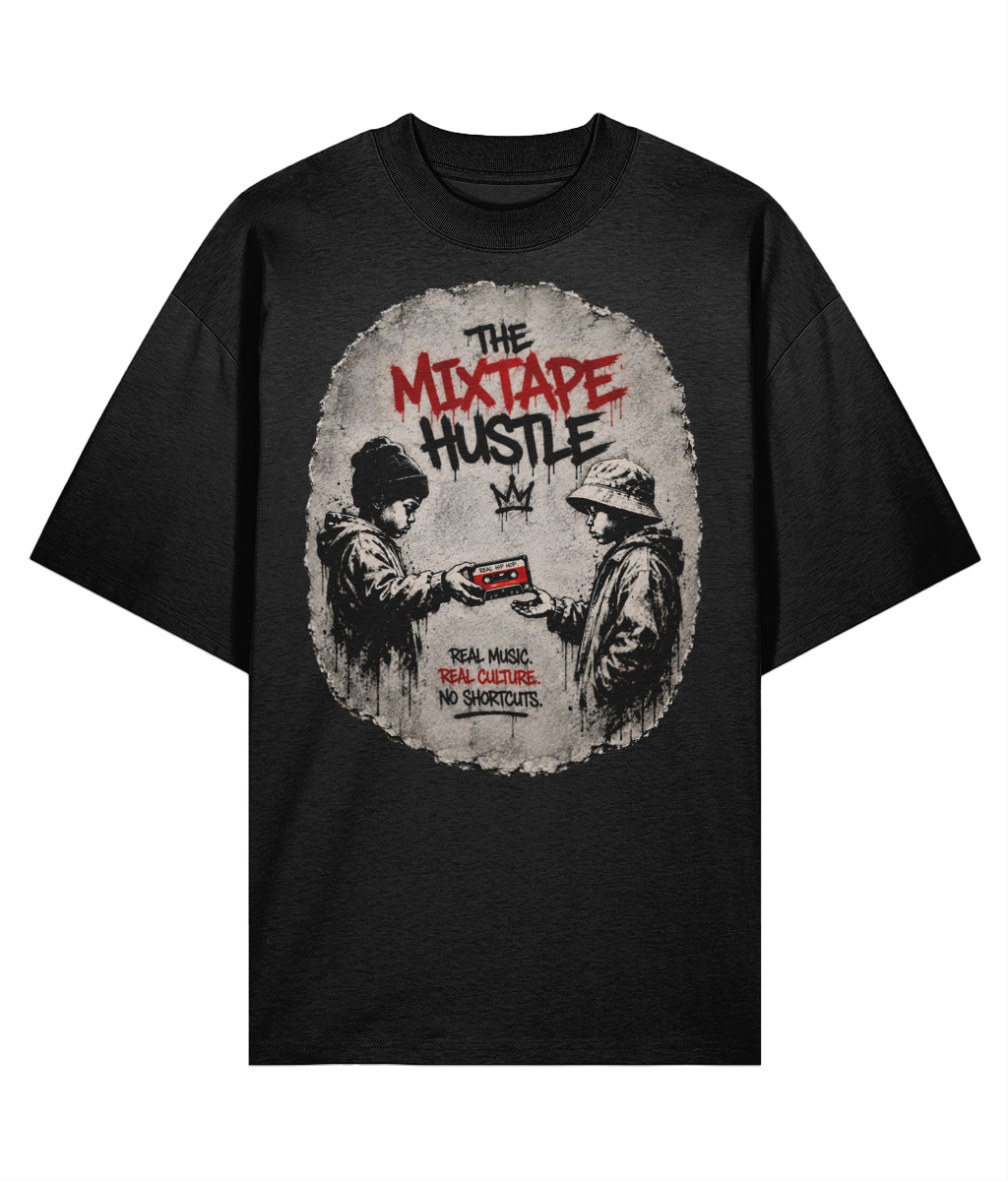 Mixtape Hustle - Organic Oversized Tee