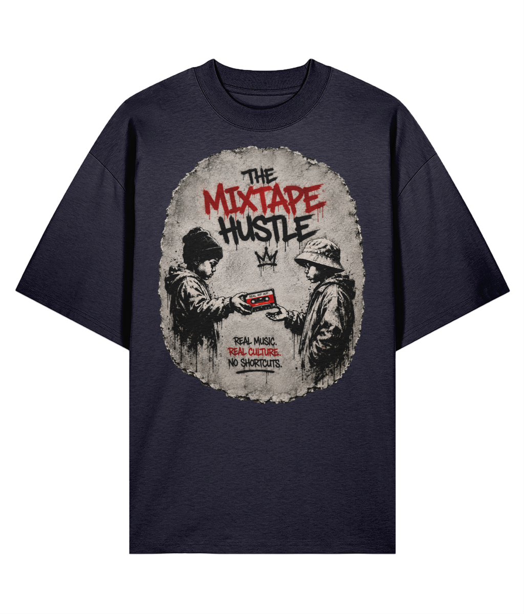 Mixtape Hustle - Organic Oversized Tee