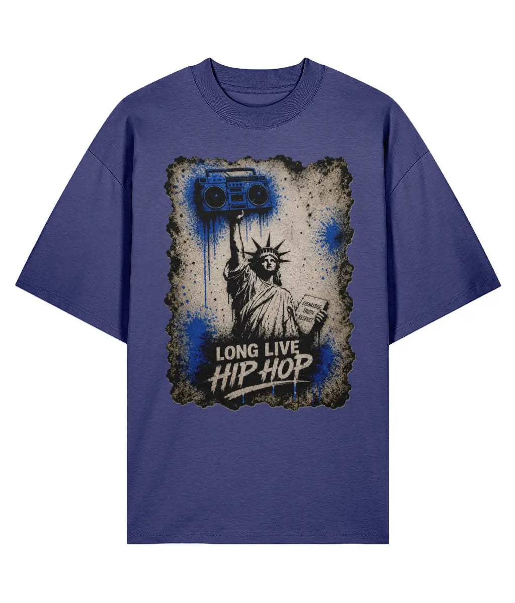 Long Live Hip Hop - Oversize Organic Tee