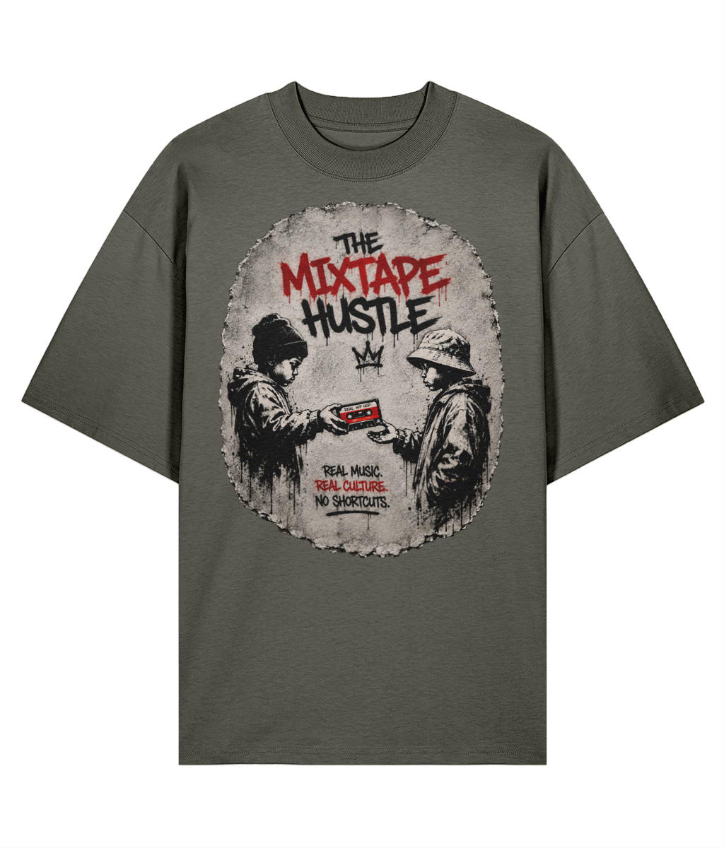 Mixtape Hustle - Organic Oversized Tee
