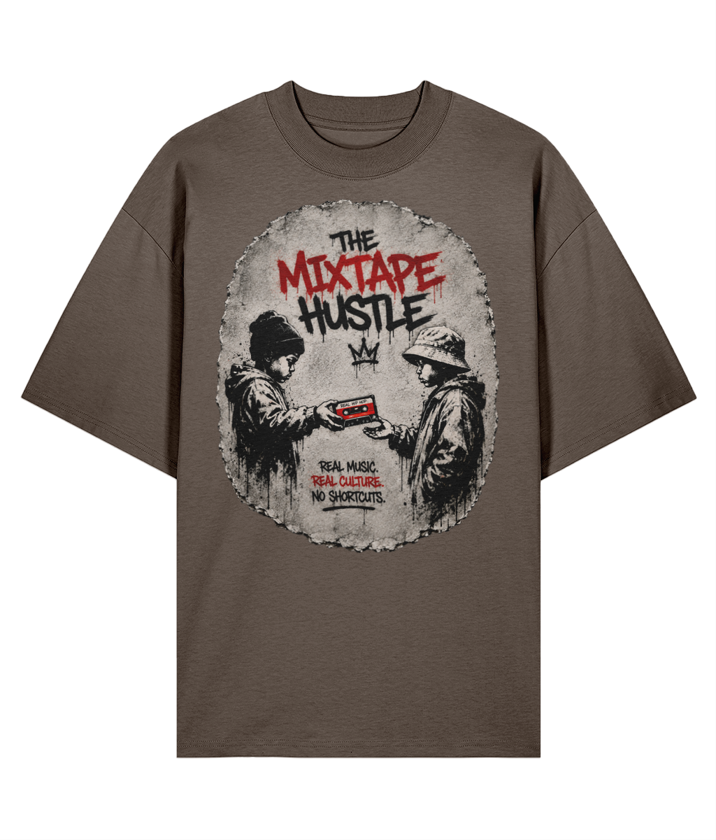 Mixtape Hustle - Organic Oversized Tee