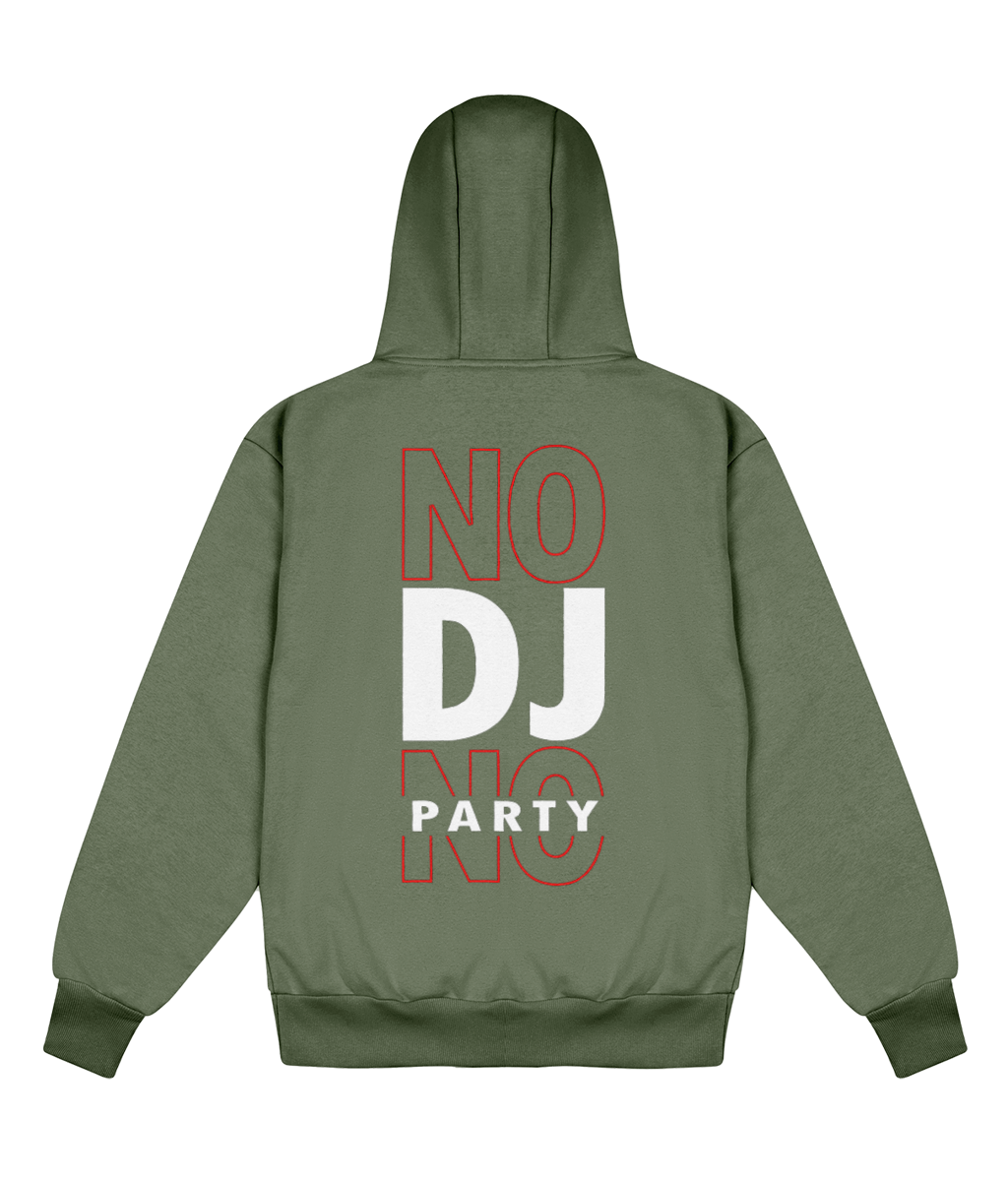 No DJ No Party - Delux Hip Hop Hoodie (Heavyweight Edition)