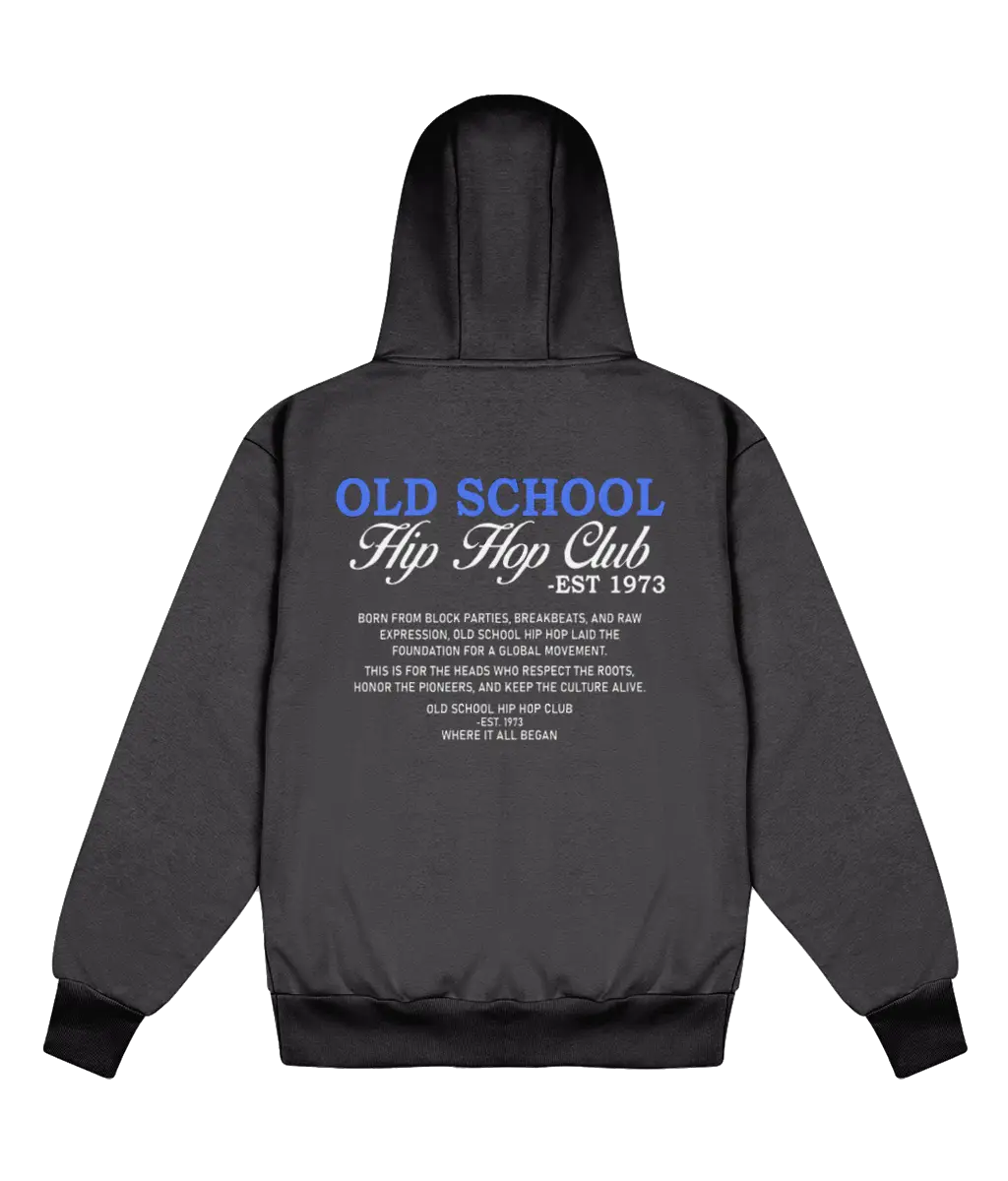 Old School Hip Hop Club - Delux Heavyweight Hoodie