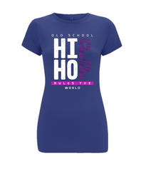 Old School Hip Hop Rules The World - Ladies Stretch T-Shirt
