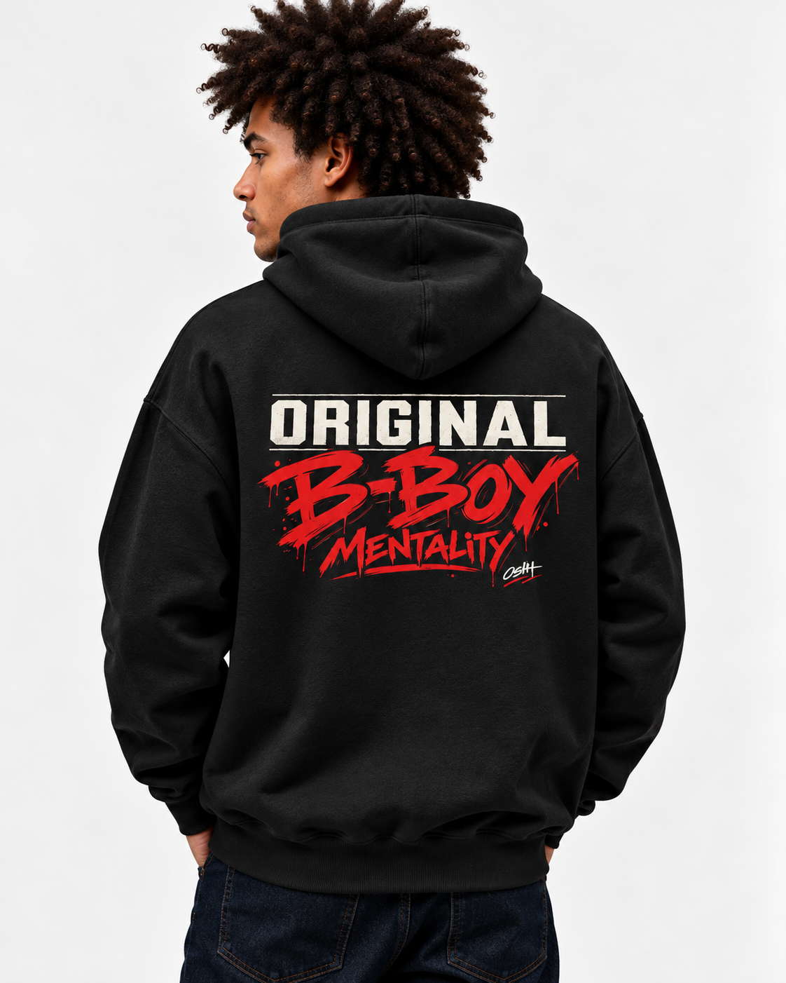 Oringinal B-Boy Mentality - Delux heavyweight Hoodie
