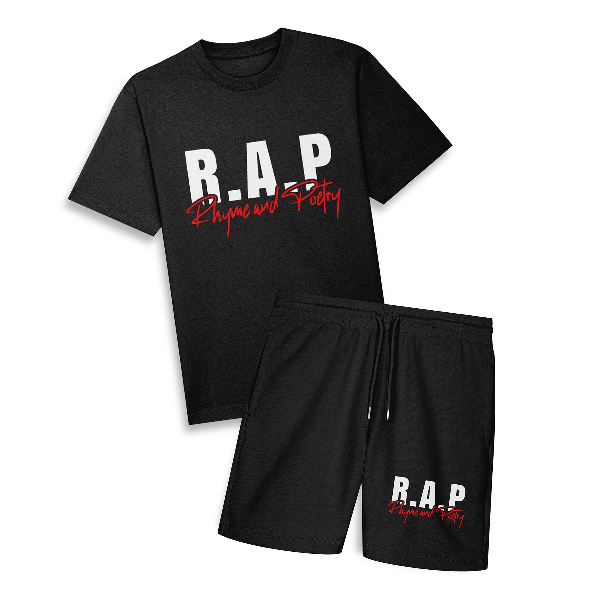 R.A.P Rhyme & Poetry - Oversize Tee & Shorts Combo