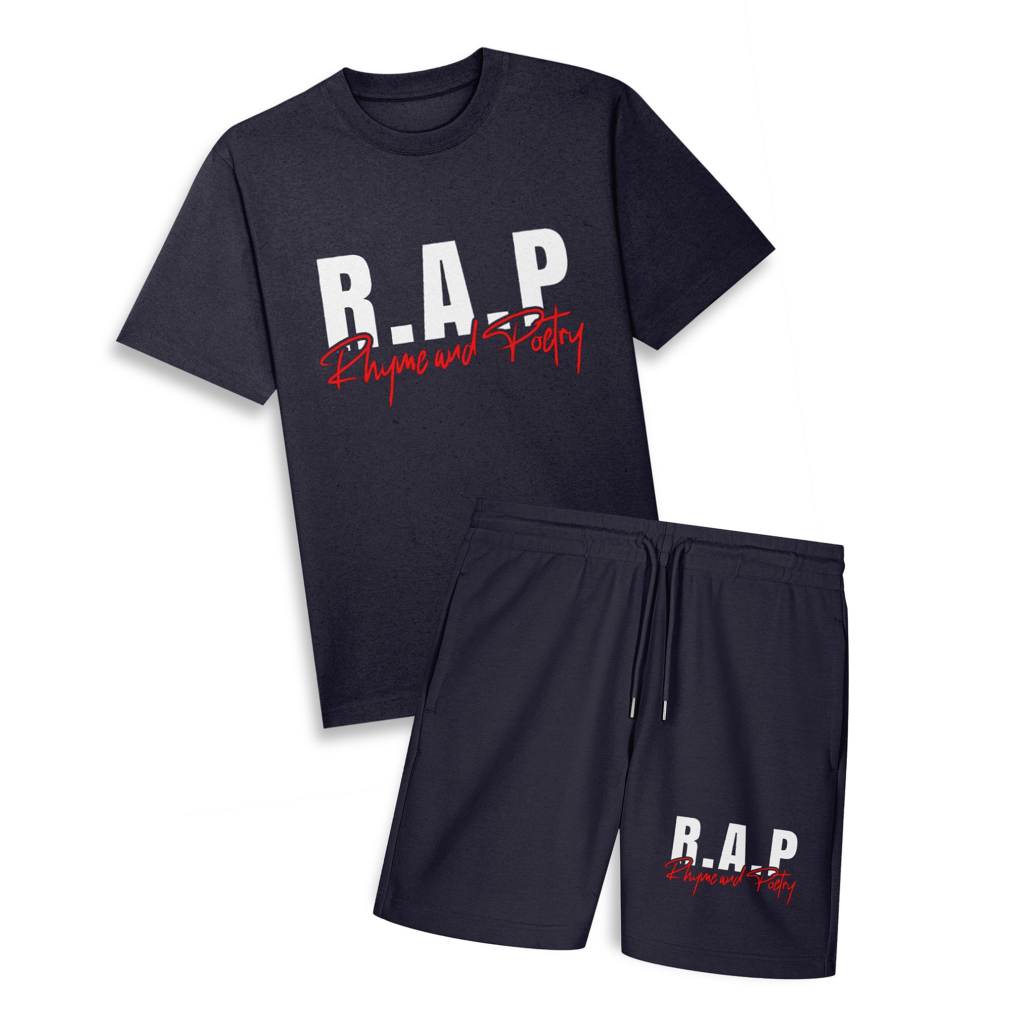 R.A.P Rhyme & Poetry - Oversize Tee & Shorts Combo