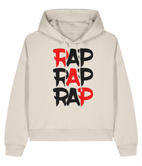 Rap Rap Rap- Ladies Organic Hoddie