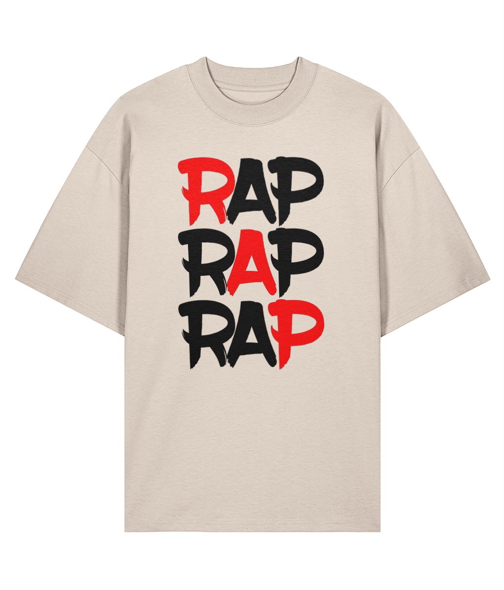 Rap Rap Rap - Oversized Organic Tee