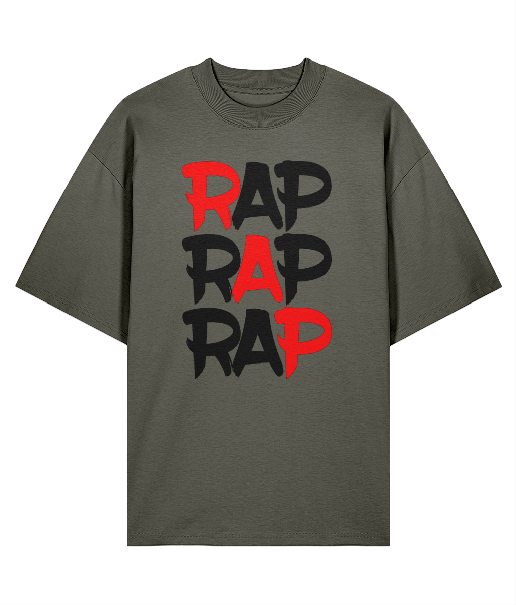 Rap Rap Rap - Oversized Organic Tee