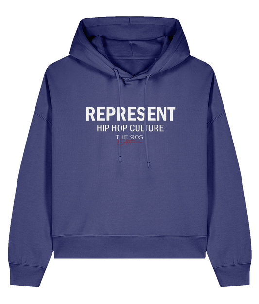 Represent Hip Hop Culture - Ladies Organic Hoddie