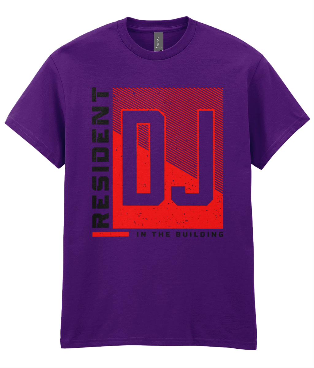 Resident DJ In The Building - T-Shirt - 5 Colors