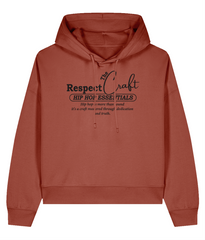 Respect The Craft - Ladies Organic Hoodie