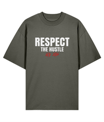 Respect The Hustle, DJ Life - Oversize Organic Tee