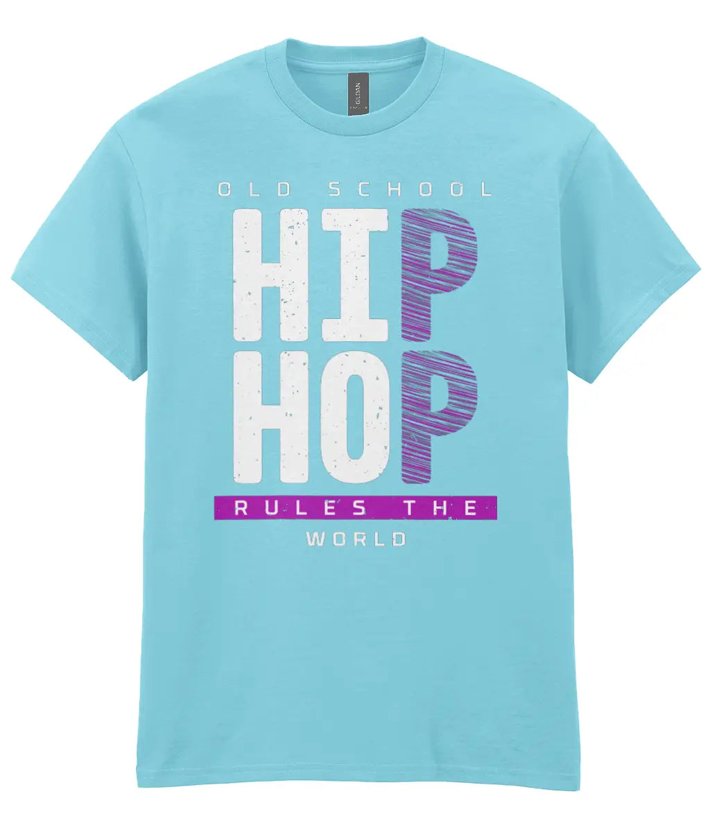 Old School Hip Hop Rules The World - T-Shirt - 5 Colours