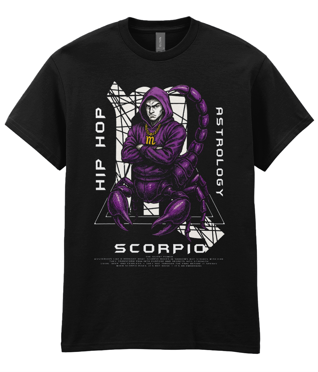 Hip Hop Astology T-Shirt - Scorpio