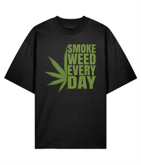 Smoke Weed Everyday - Oversized Organic Tee