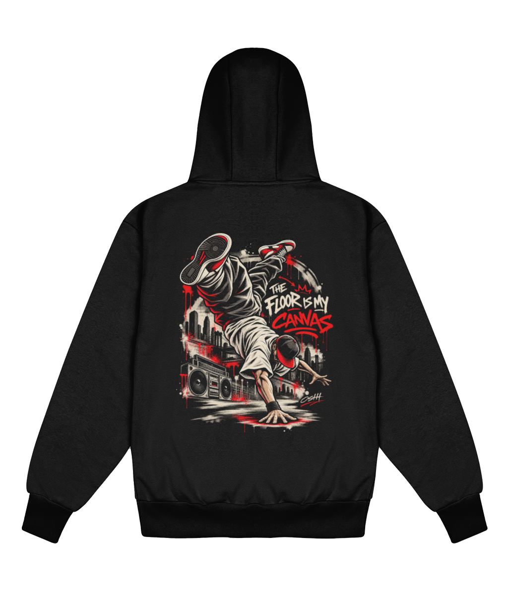 The Floor Is My Canvas - Delux Heavyweight Hoodie