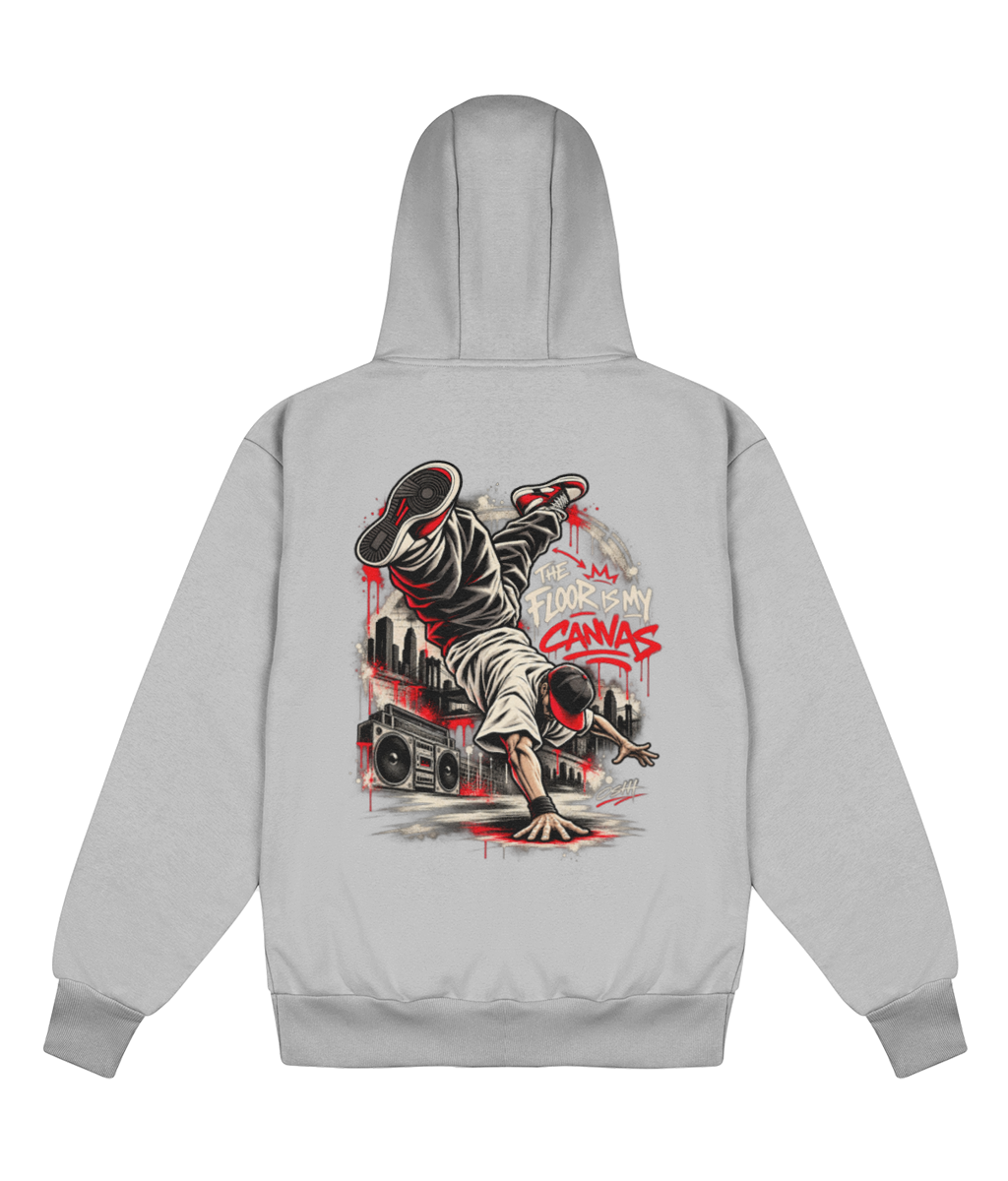 The Floor Is My Canvas - Delux Heavyweight Hoodie