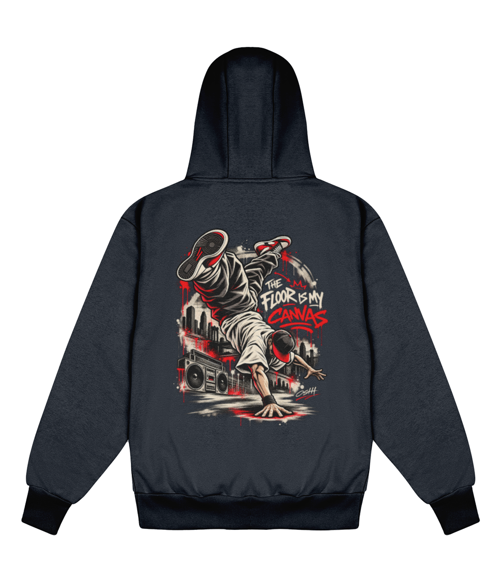 The Floor Is My Canvas - Delux Heavyweight Hoodie