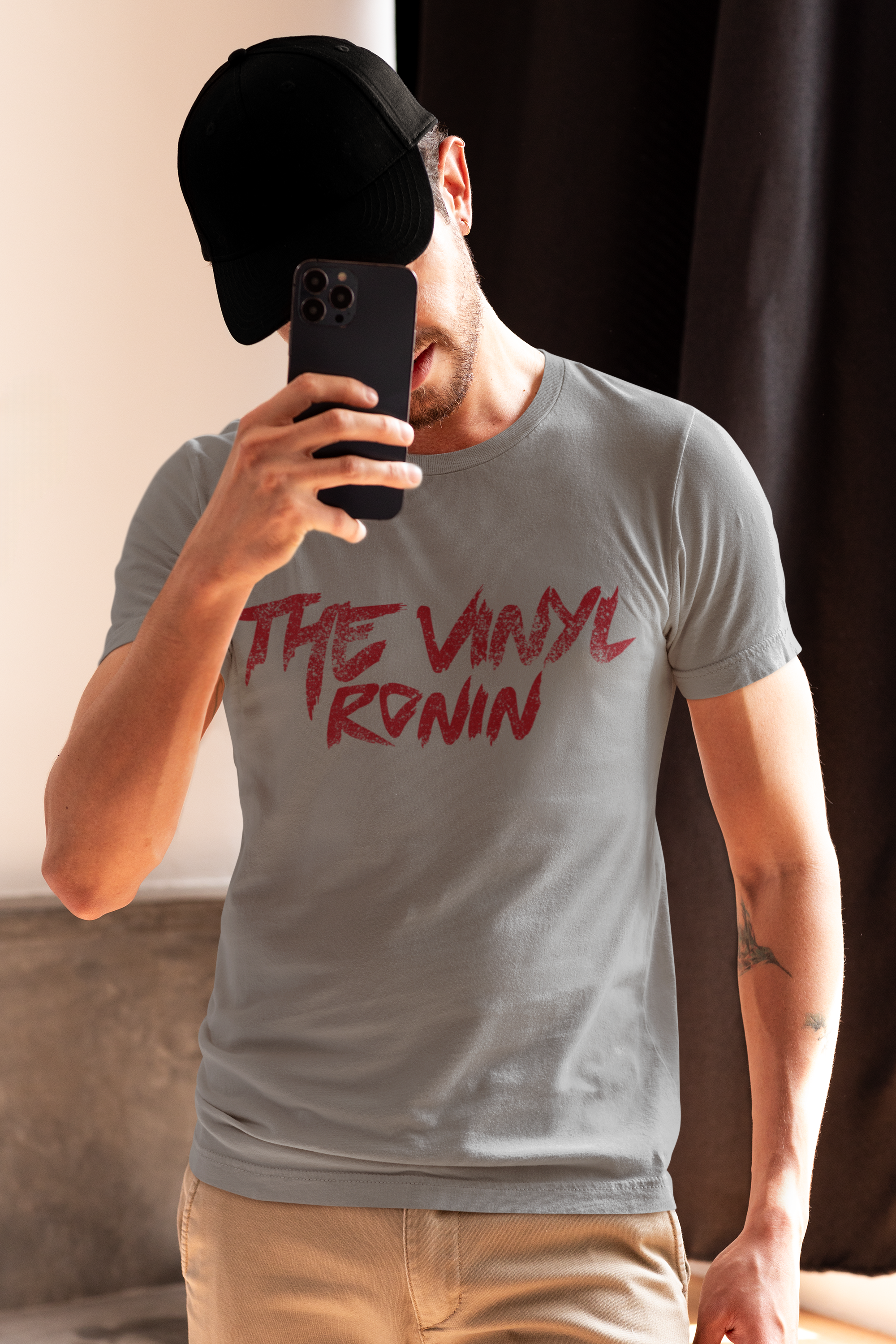 Vinyl Ronin - Hip Hop Amime T-Shirt (Front & Back Print)