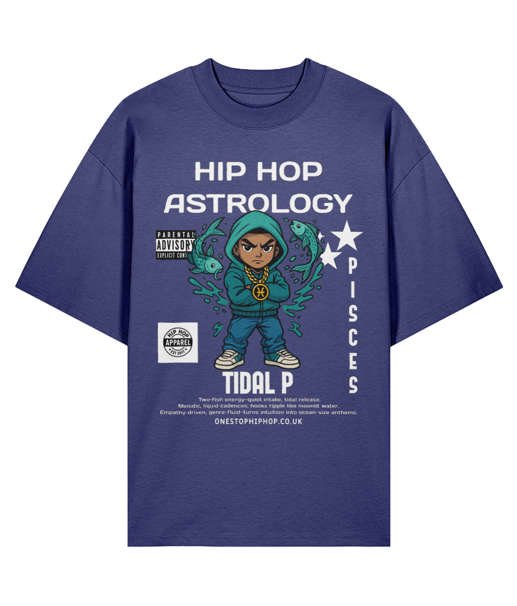 Hip Hop Astrology – Pisces ‘Tidal P ’ Oversized Tee