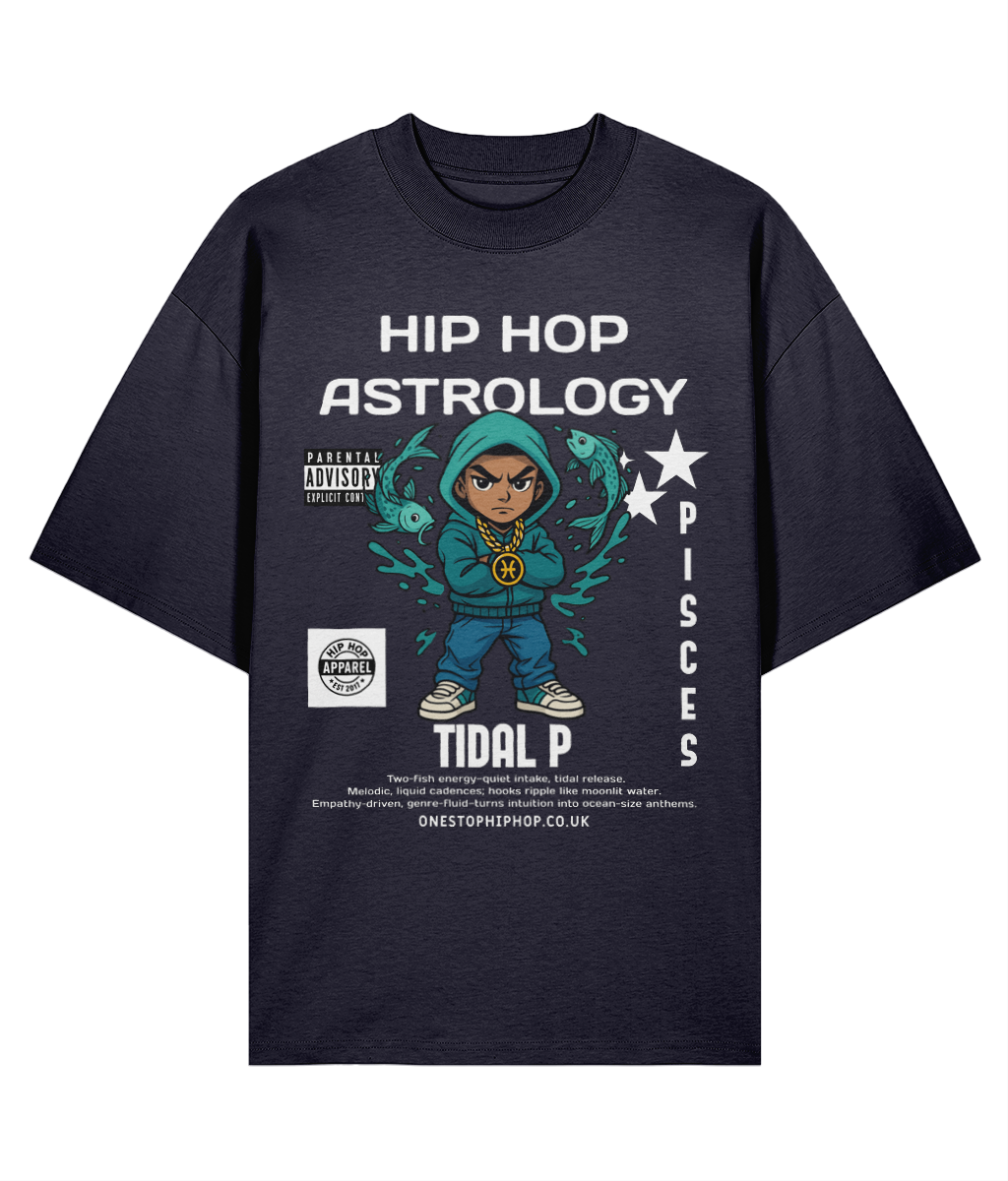 Hip Hop Astrology – Pisces ‘Tidal P ’ Oversized Tee