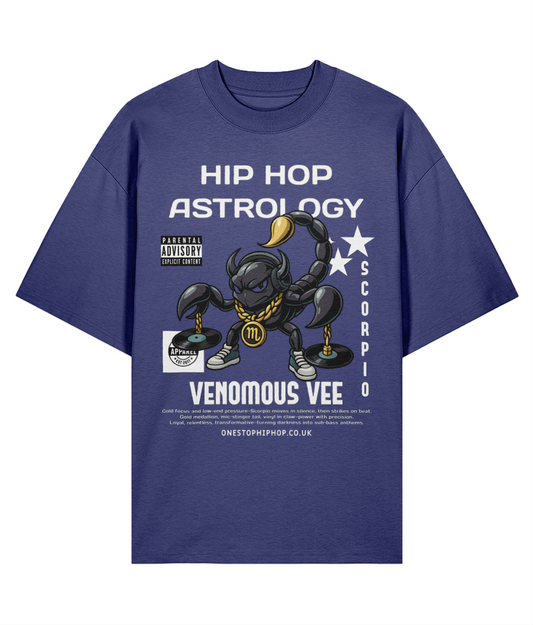 Hip Hop Astrology – Scorpio ‘Venomous Vee’ Oversized Tee